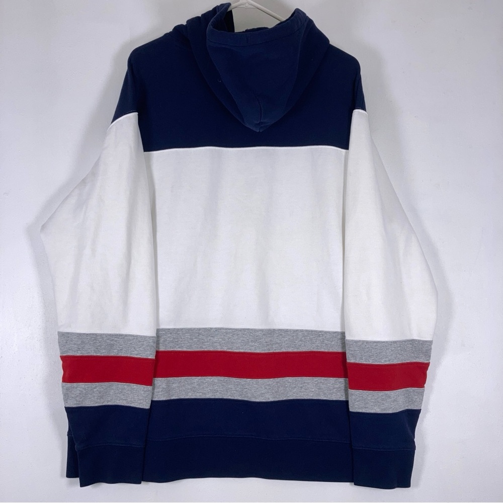 Polo Ralph Lauren Pullover Hoodie Big Logo Front 1967 XLT Red Navy White - Picture 2 of 15